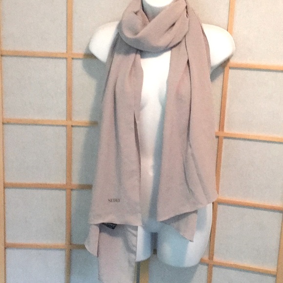 Crinkle Scarf Hijab Shawl Gray - Picture 3 of 6